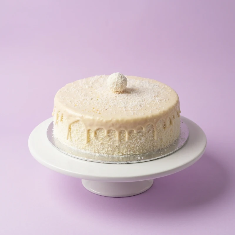 Raffaello White Chocolate Cake