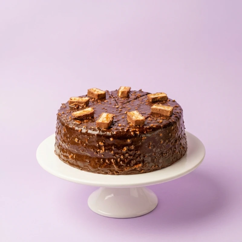 Snicker Bar Chocolate Cake