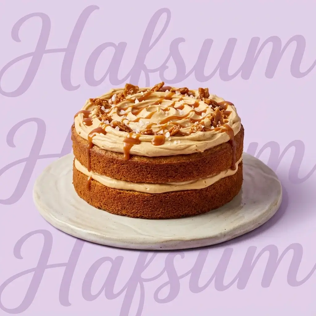 salted caramel cake Hafsum